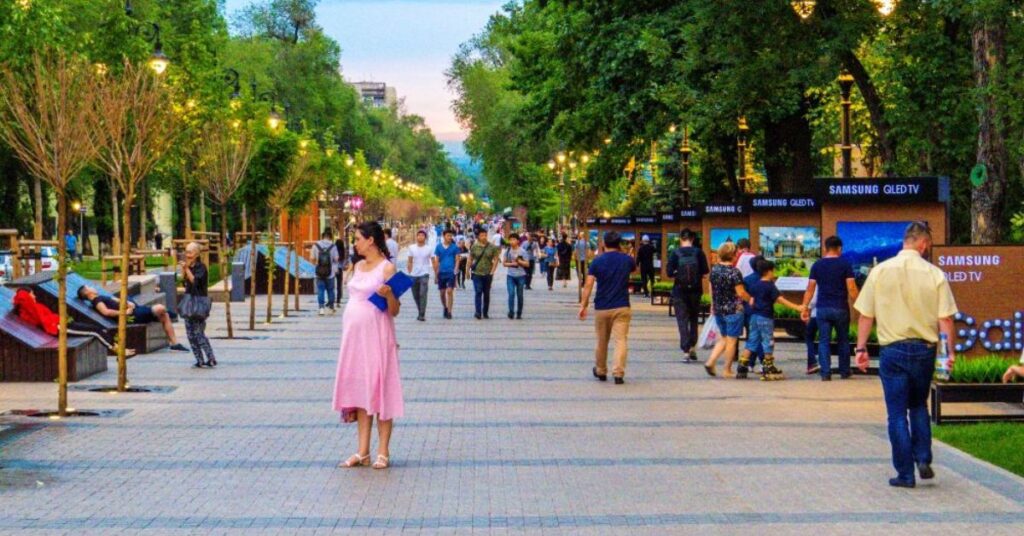 arbat street almaty