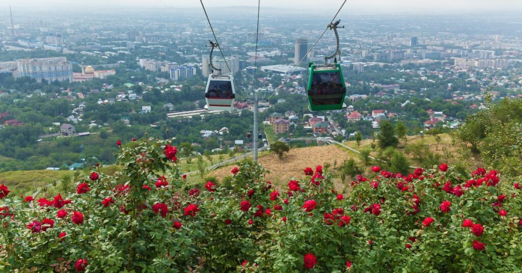 Kok Tobe Hill, also known as The Blue Hill cable car ride 