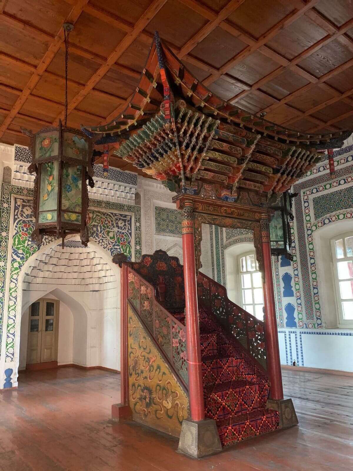 Zharkent Mosque inside