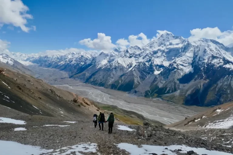 The Tien Shan mountains