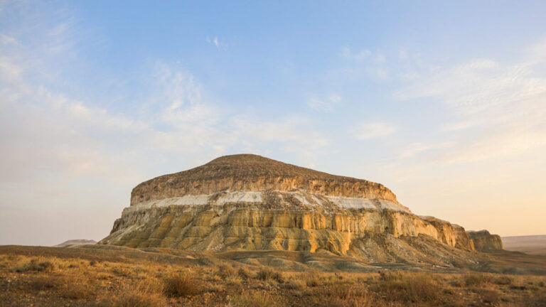 Sherkala mountain – mangystau province kazakhstan