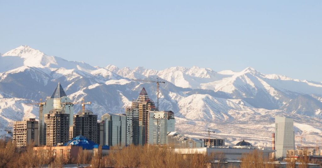 Almaty in winter